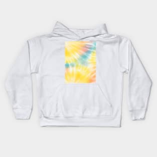 Abstract Rainbow Flower Kids Hoodie